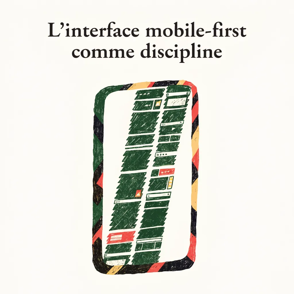 L’interface mobile-first comme discipline