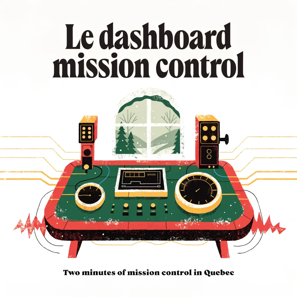 Le dashboard mission control