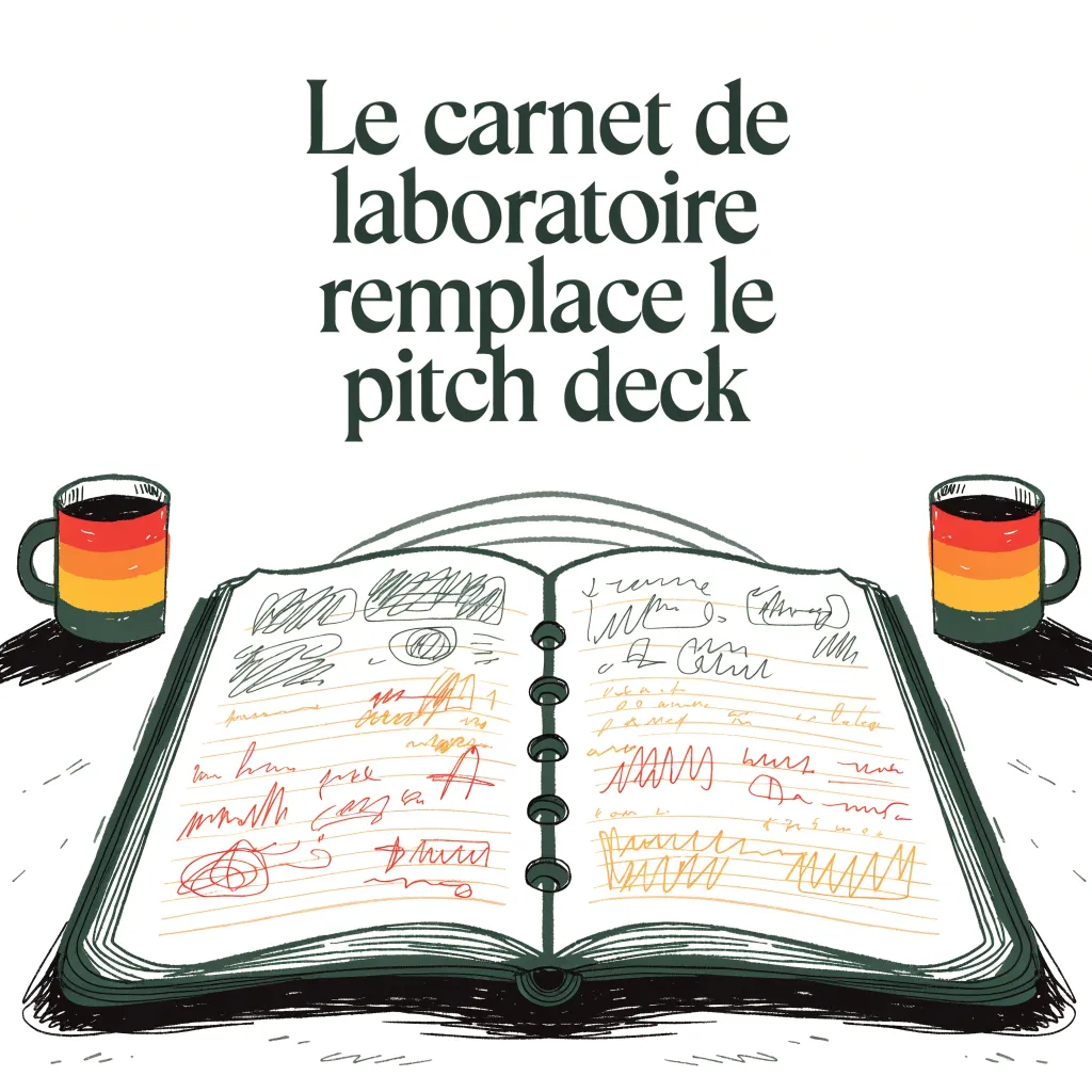 Le carnet de laboratoire remplace le pitch deck
