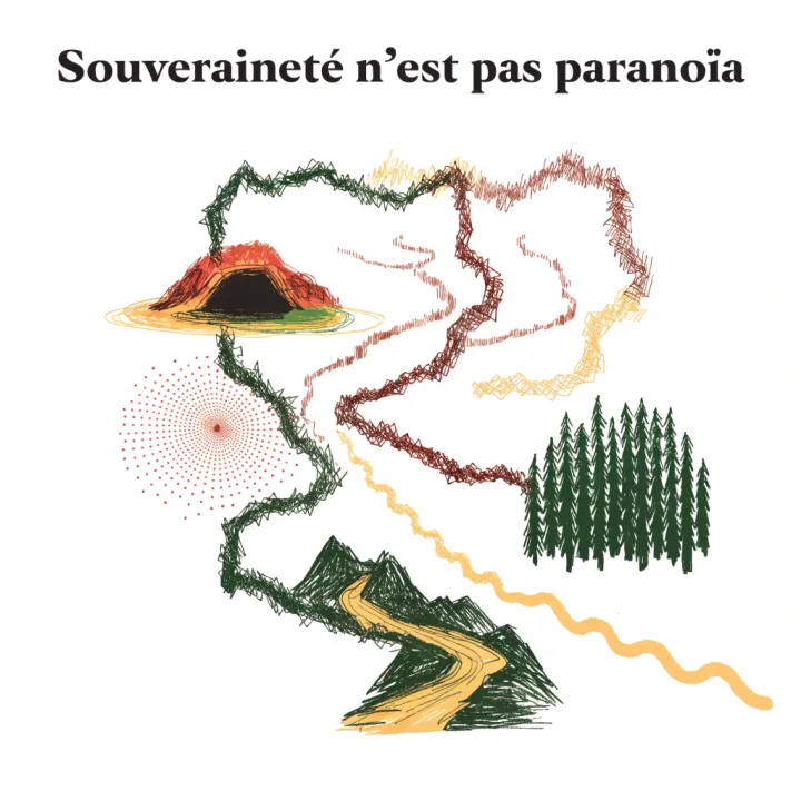 Souveraineté n’est pas paranoïa — illustration éditoriale